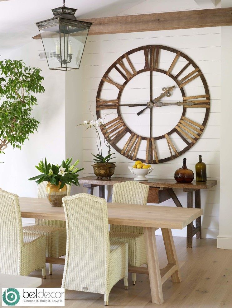 Sublime-Target-Outdoor-Clocks-Decorating-Ideas-Gallery-in-Dining-Room-Transitional-design-ideas-