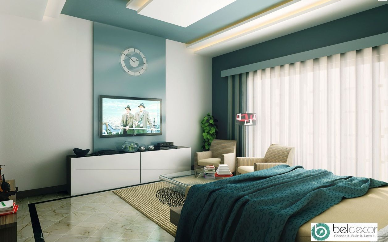 white-aqua-blue-modern-bedroom