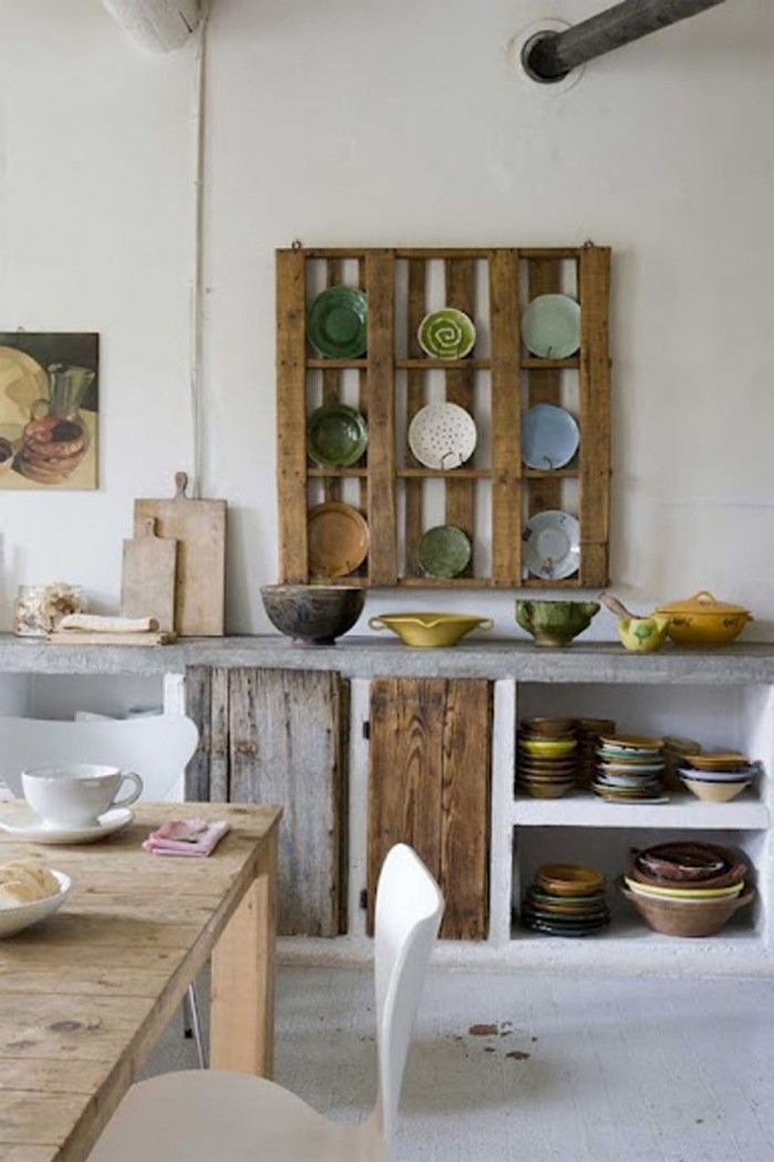 Thiet ke noi that BelDecor vn diy wooden storage hanging on the wall for small rustic kitchen 700x1050